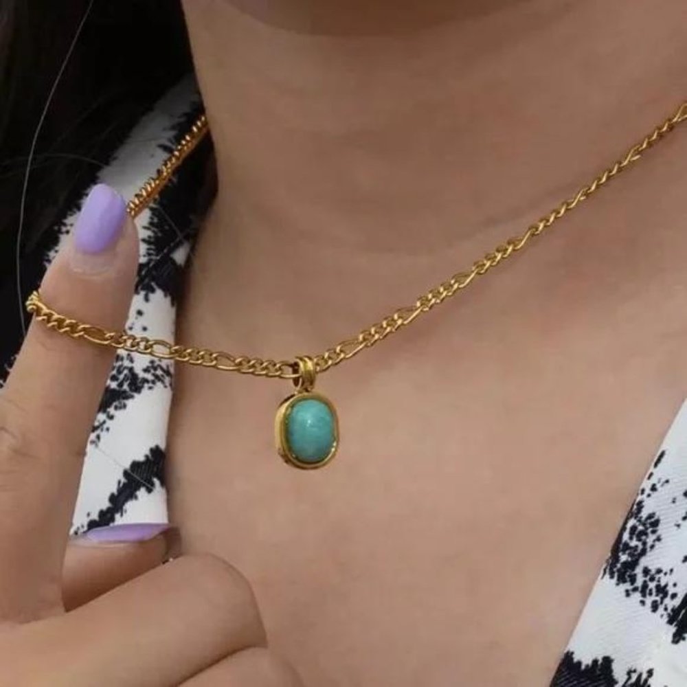 NEW 18K GOLD CHAIN NECKLACE, NICE NECKLACE, CUTE NECKLACE